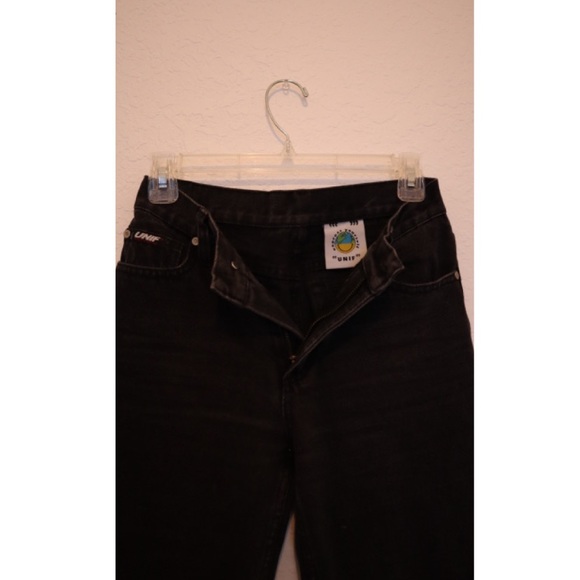 Black high waisted straight UNIF jeans - Picture 1 of 4